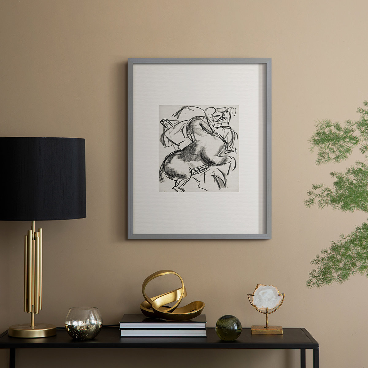 Winston Porter Vintage Sketch XXI Framed Print - Solid Wood | Wayfair